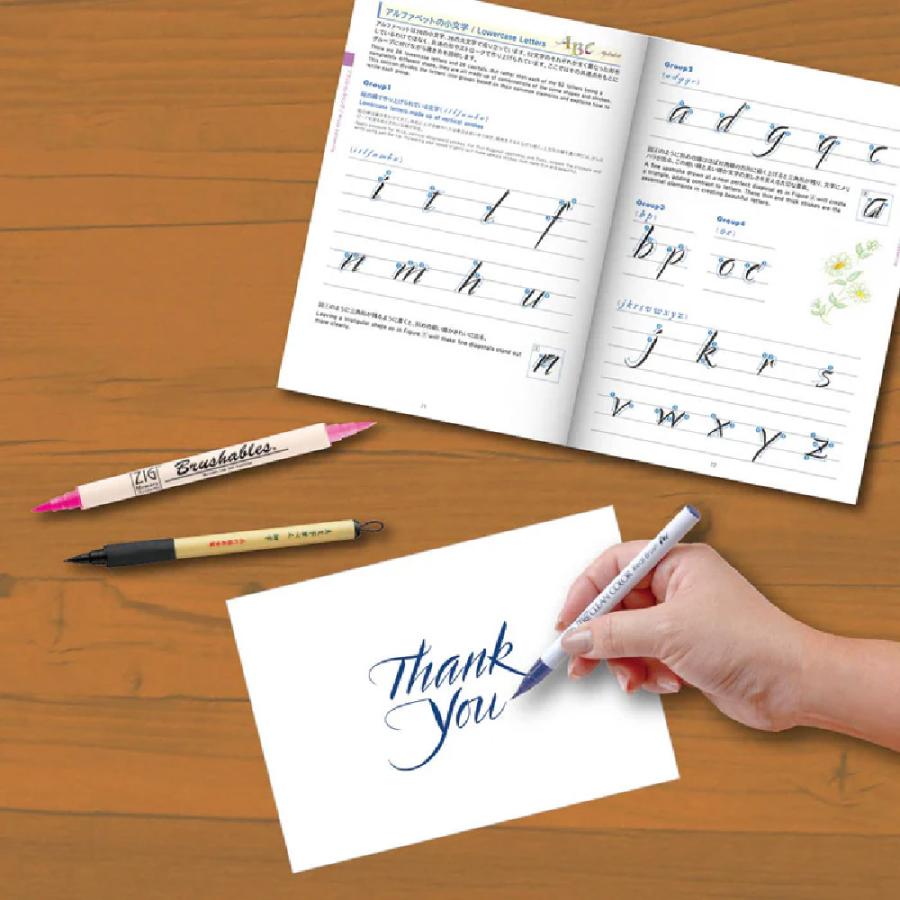 呉竹 A to ZIG ブラッシュレタリングスターターキット セット 初心者