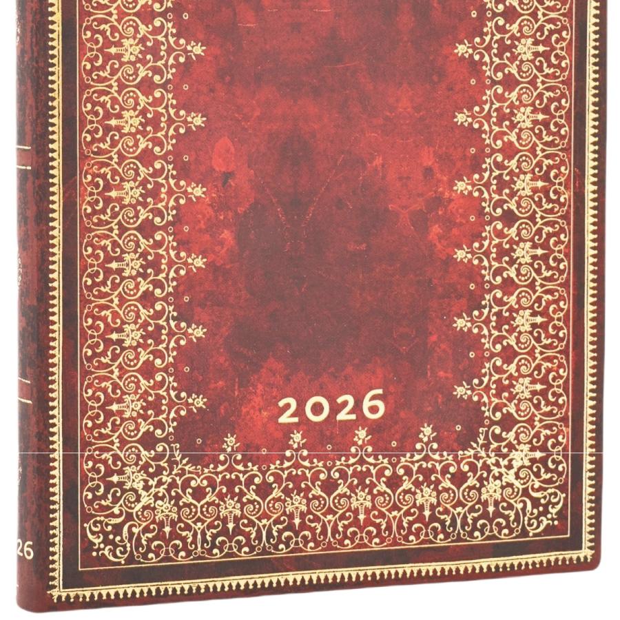 paperblanks（ペーパーブランクス） 2026 手帳 フォイル ミディ FJ1222