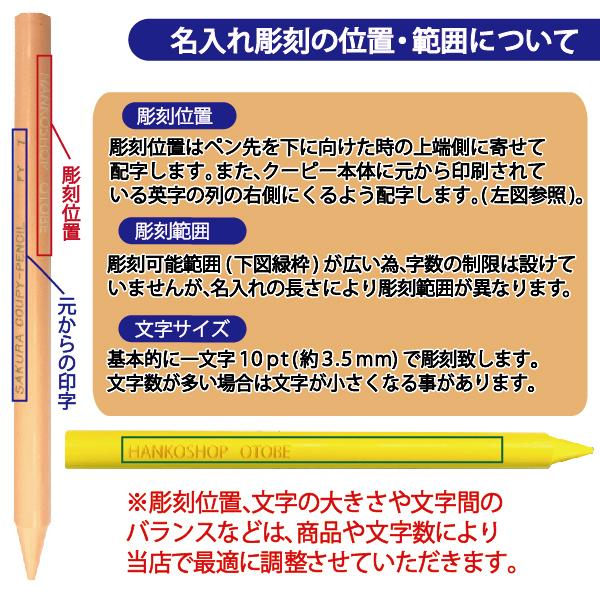 サクラクレパス 名入れ クーピーペンシル 24色 ソフトケース 『送料