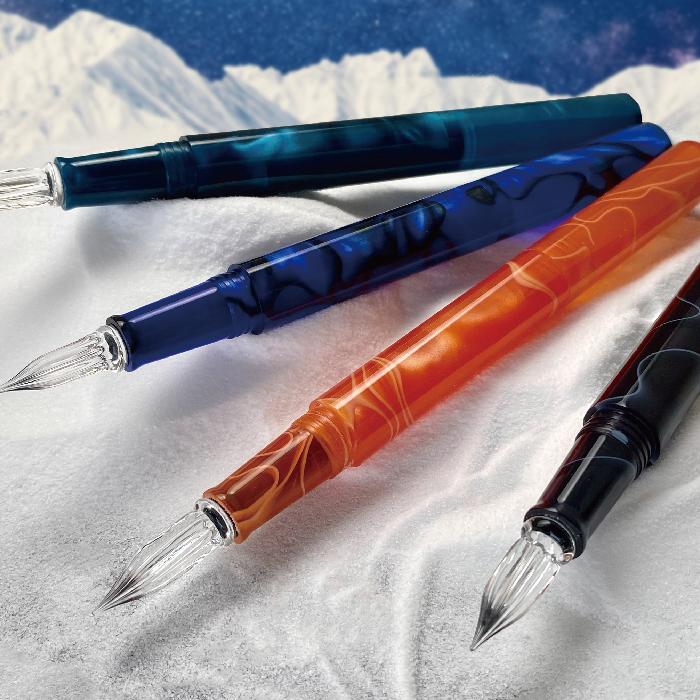 寺西化学 ギター ガラスペン オーロラ コスモ キャップ付 つけペン 新