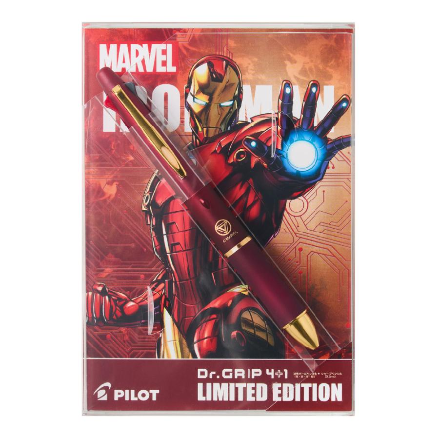 MARVELシリーズ★ ドクターグリップ マーベル ドクターグリップ4+1 アイアンマン軸