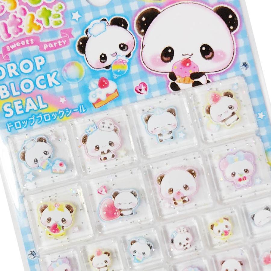 カミオジャパン 平成 もちもちぱんだ ドロップブロックシール