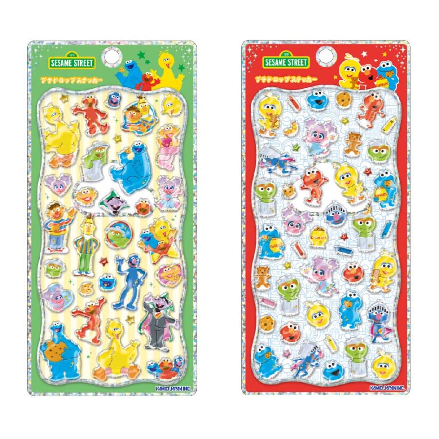 ［正規品］42種　プチドロップステッカーまとめ売り カミオジャパン セサミストリート プチドロップステッカー セサミ