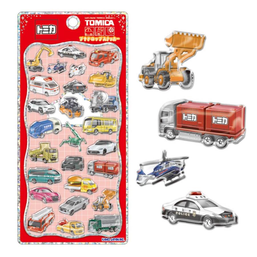 カミオジャパン トミカ プチドロップステッカー TOMICA タカラトミー