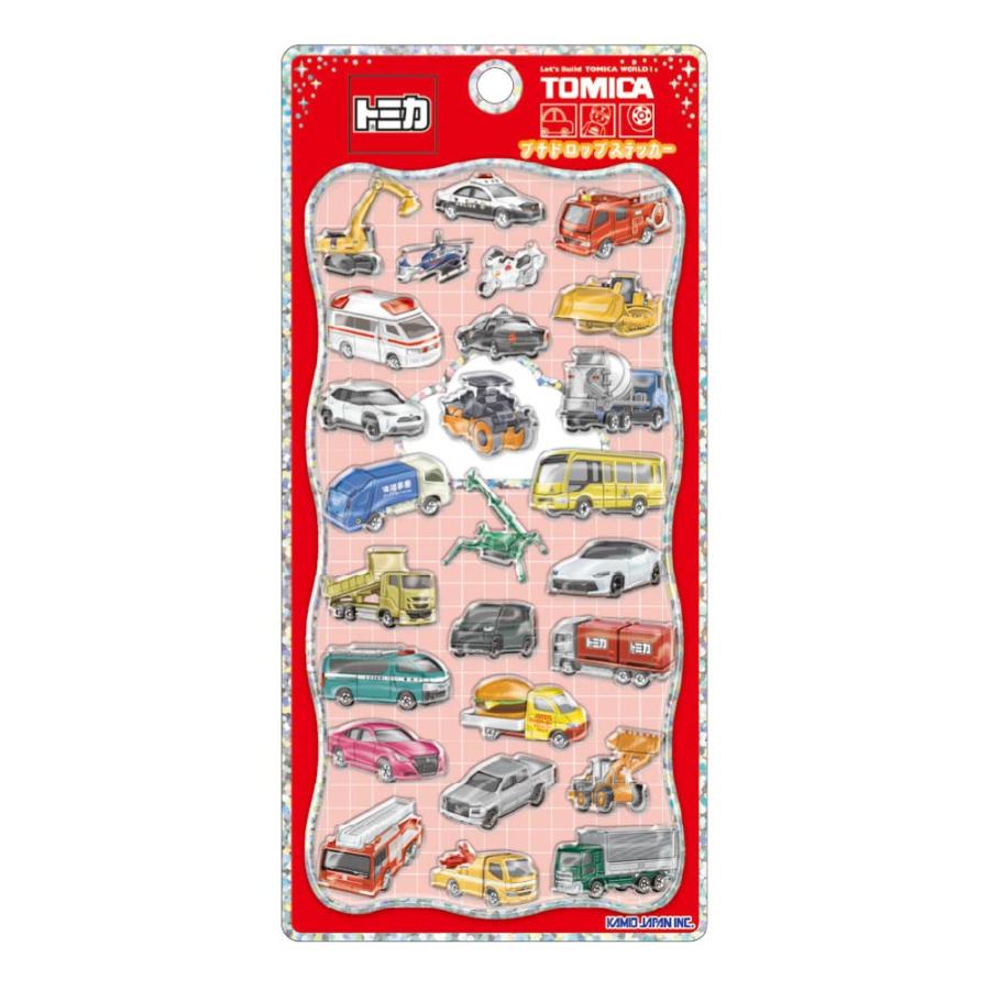 カミオジャパン トミカ プチドロップステッカー TOMICA タカラトミー
