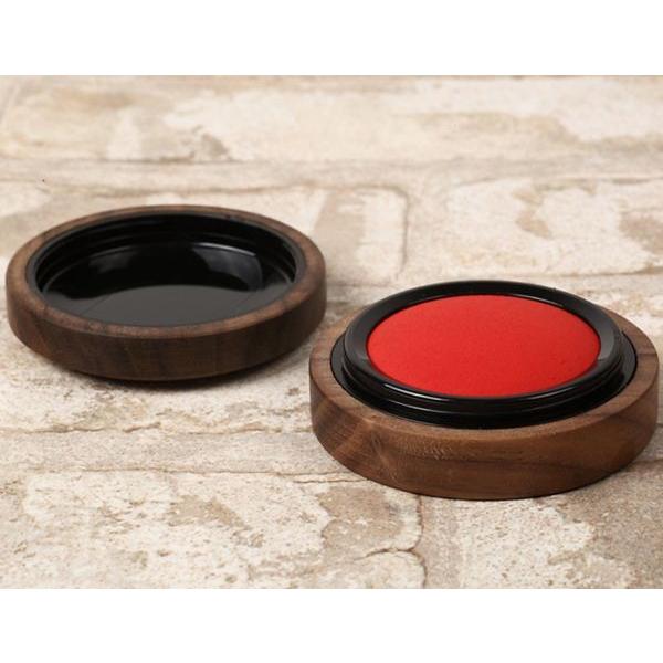 赤い鳥模様の朱肉入れ Amazon | 螺鈿朱肉入れ 桜に樫鳥 大 高岡漆器 | 朱肉・スタンプ台