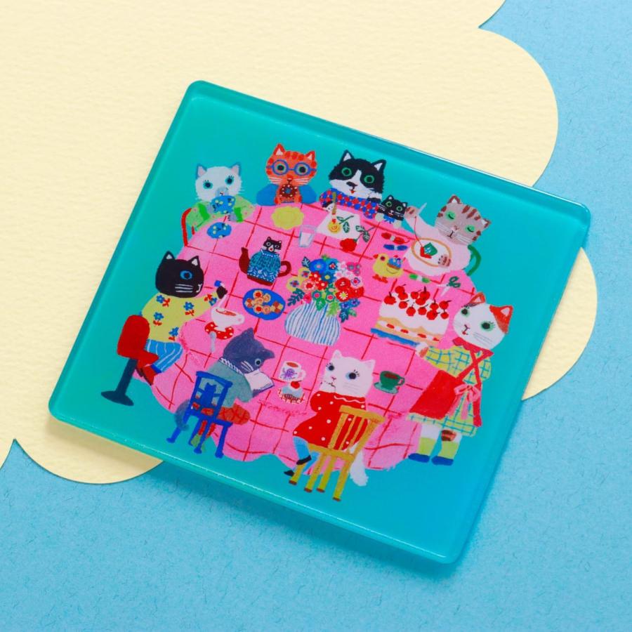 サンビー（SANBY） 北岸由美 捺印マット 印鑑マット 捺印マット ねこの