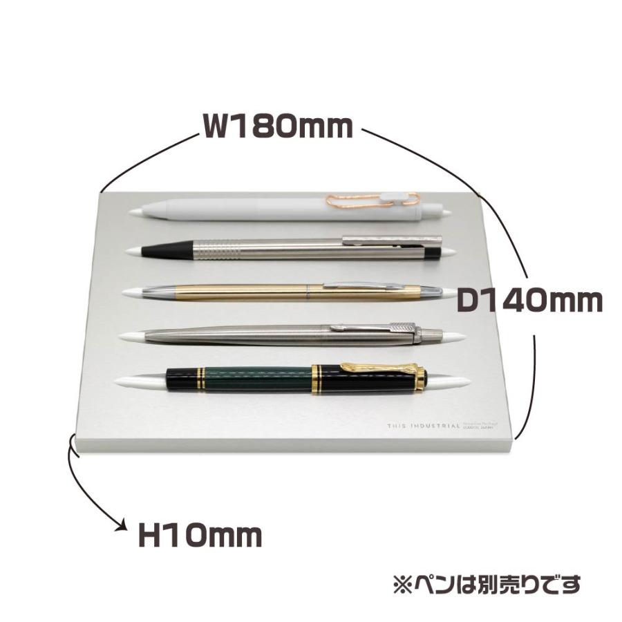 LUDDITE（ラダイト） ペントレイ アルミ製 5本用 ブラック ゴールド