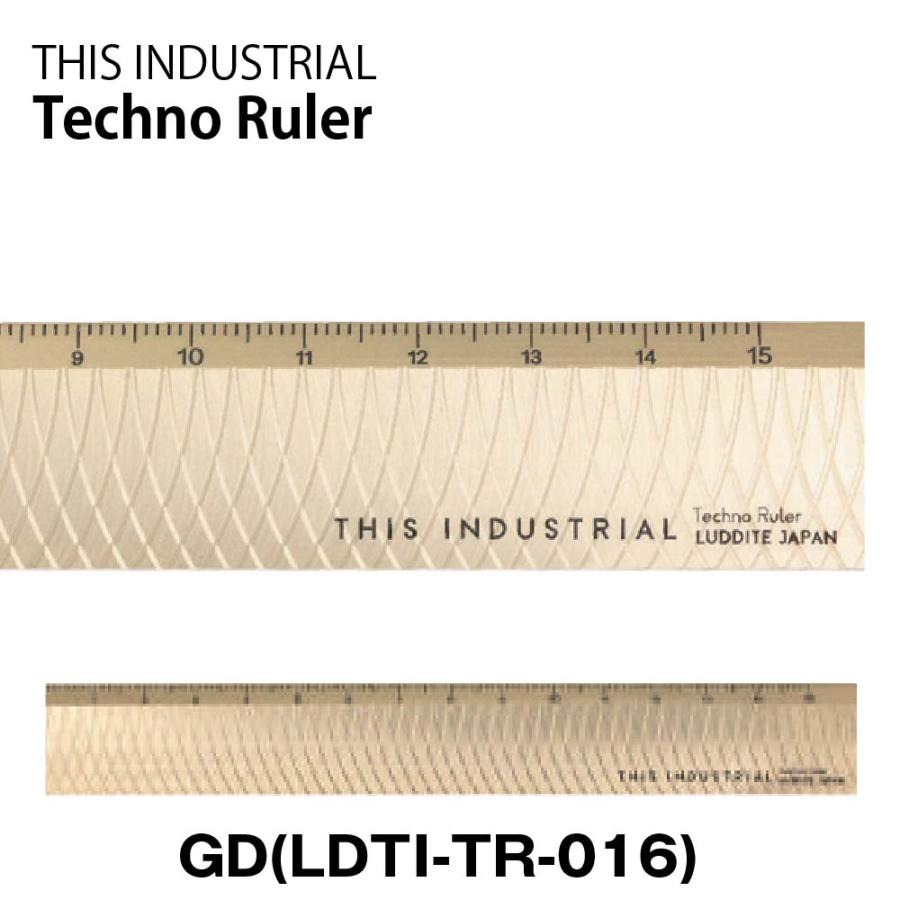 LUDDITE（ラダイト） 『新製品』 定規 テクノルーラー ダイヤカット柄
