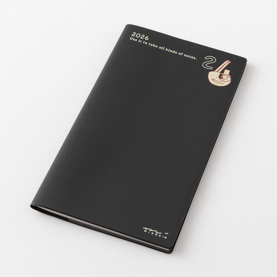 MIDORI（ミドリ） ポケットダイアリー 『スリム・オジサン柄・22365006