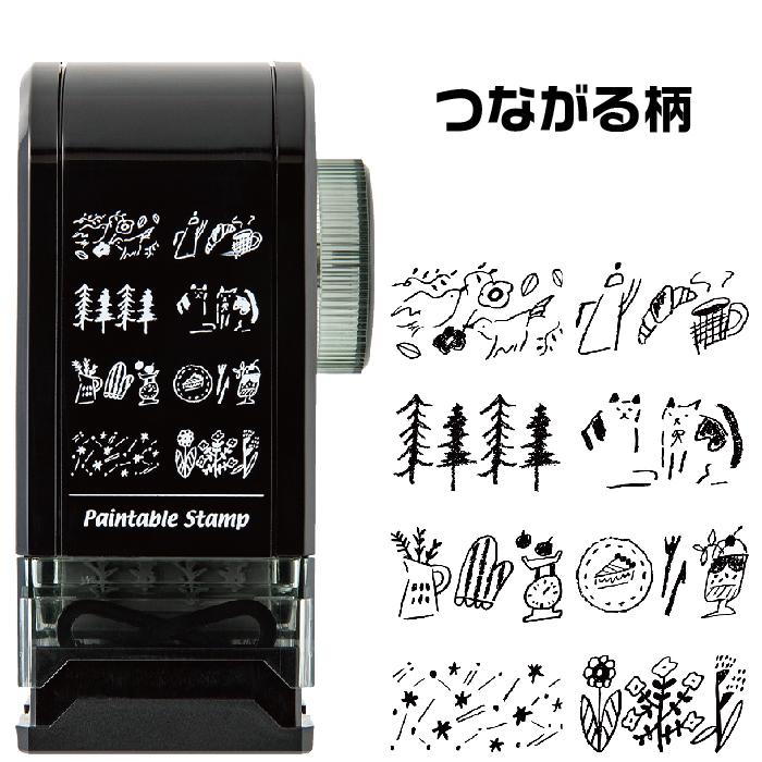 MIDORI（ミドリ） ダイヤル 回転印 ペインタブルスタンプ デザイン