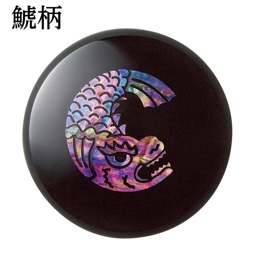 シヤチハタ 鯱旗印肉 高岡漆器 螺鈿仕上げ 練朱肉 シャチハタ 印