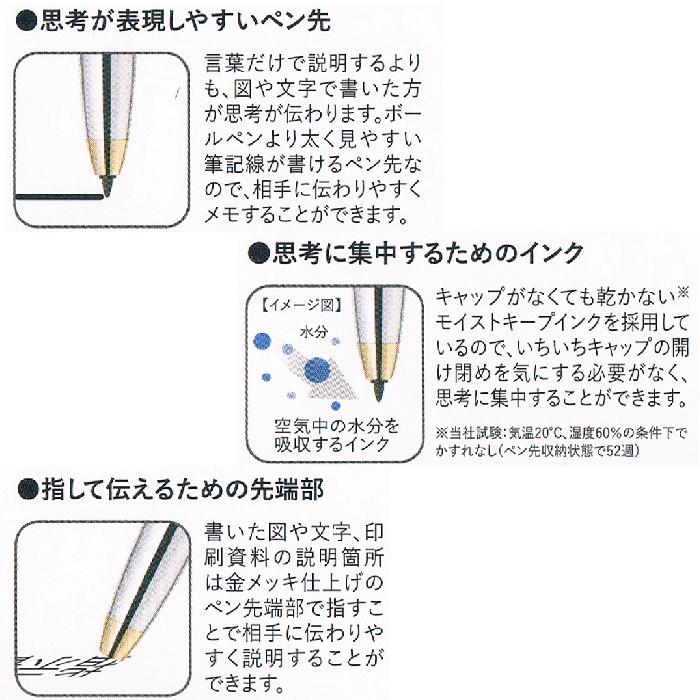 サラサ ゼブラ フィラーレディレクション ツイスト式サインペン P