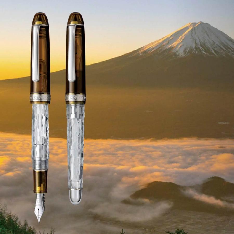 3776 センチュリー プラチナ万年筆 雲海 富士雲景シリーズ UNKAI 最終