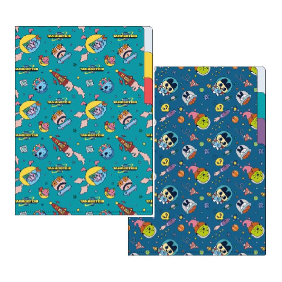 サンスター文具 クリアファイル A5 3ポケット たまごっち 『2種セット