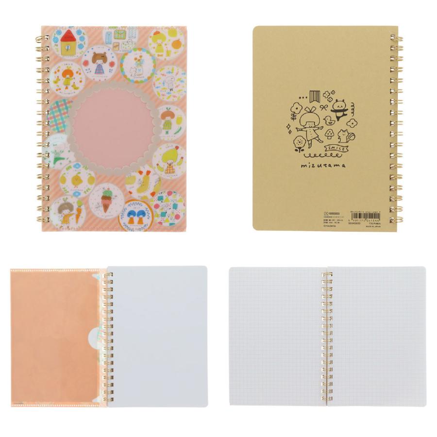 サンスター文具 mizutama ミズタマ ポケットリングノート 1000円