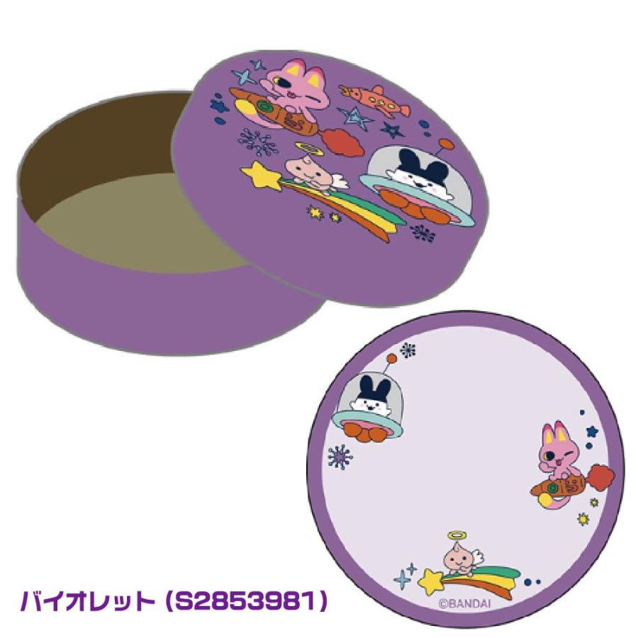 サンスター文具 缶入りメモ たまごっち 『ネイビー・バイオレット