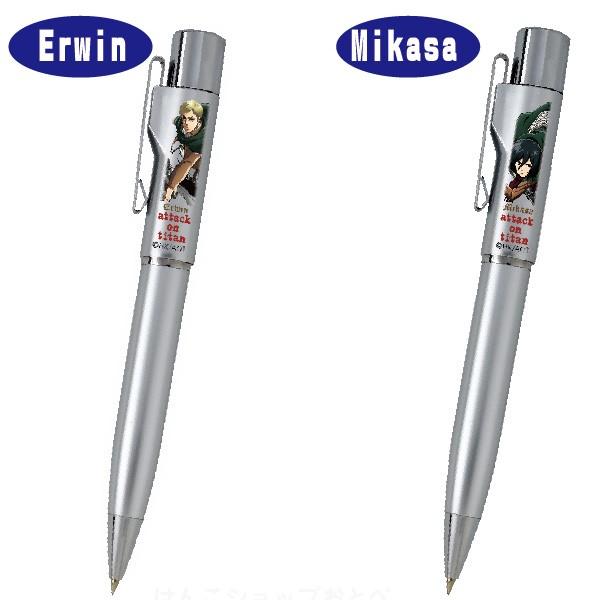進撃の巨人 ネームペン ミカサ エルヴィン スタンペンｇノック 送料無料 印鑑付きボールペン ハンコ付きボールペン キャラクター グッズ Singeki Stp Free はんこショップおとべ 通販 Yahoo ショッピング