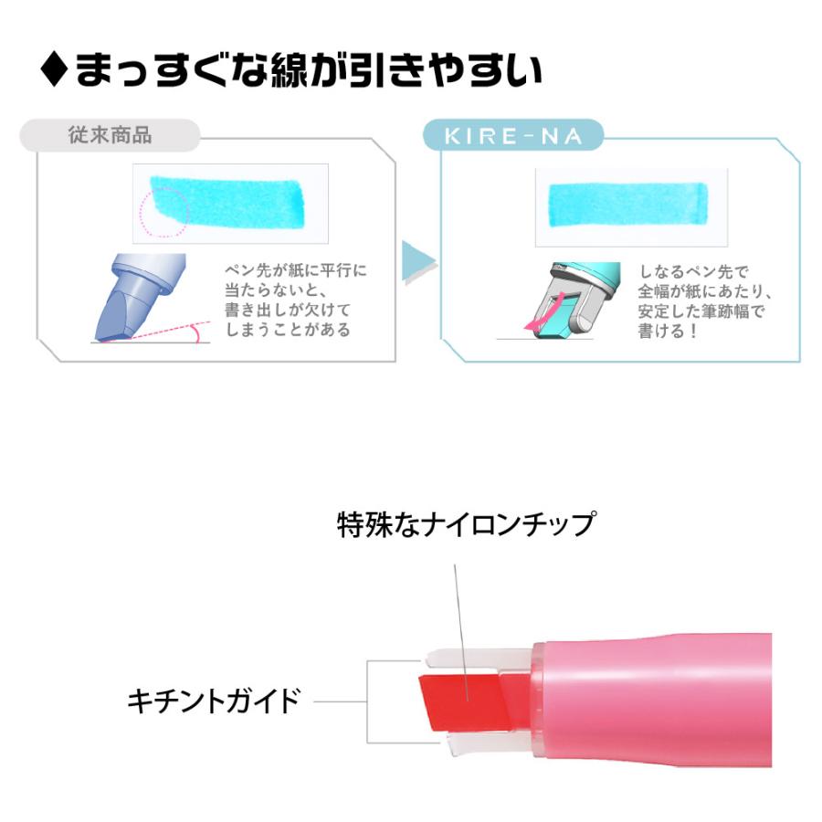 PILOT（パイロット） 『限定品・定規セット』 蛍光ペン キレーナ