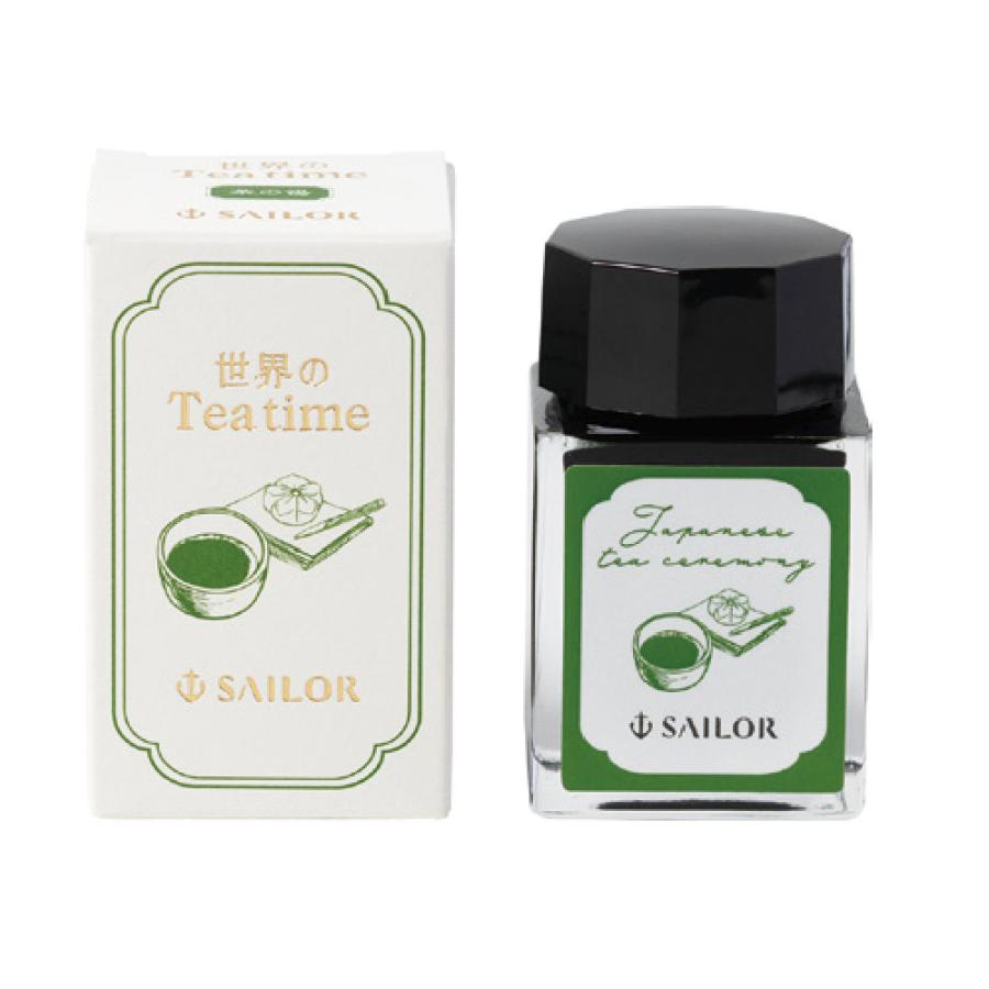 セーラー万年筆 世界のティータイム 万年筆用ボトルインク 茶の湯