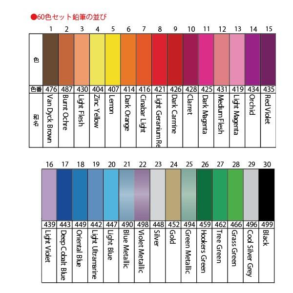 ファーバーカステル 水彩色鉛筆 60色セット TFC-WCP/60C 水性 ファーバーカステル 水彩色鉛筆 60色セット TFC-WCP/60C 水性