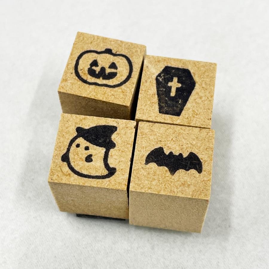 19】ラバースタンプ ハロウィーン どんぐり頭 ころころスタンプ