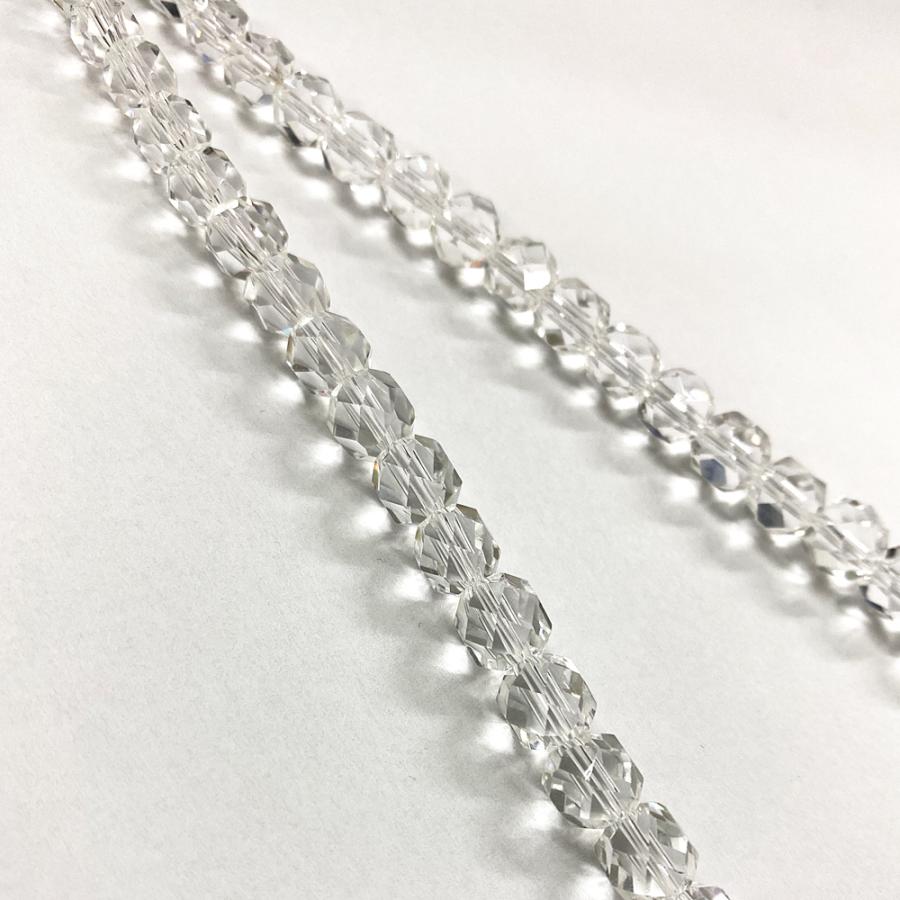 ☆新品☆水晶ネックレス 　クリア　パワーストーン　42cm 【送料無料】 楽天市場】水晶 ネックレス 透明｜Crystal クリスタル すい