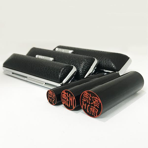 はんこ屋さんのおまかせはんこセット(実印18.0mm・銀行印15.0mm・認印12.0mm)牛もみ皮印鑑ケース付き！ |  | 04