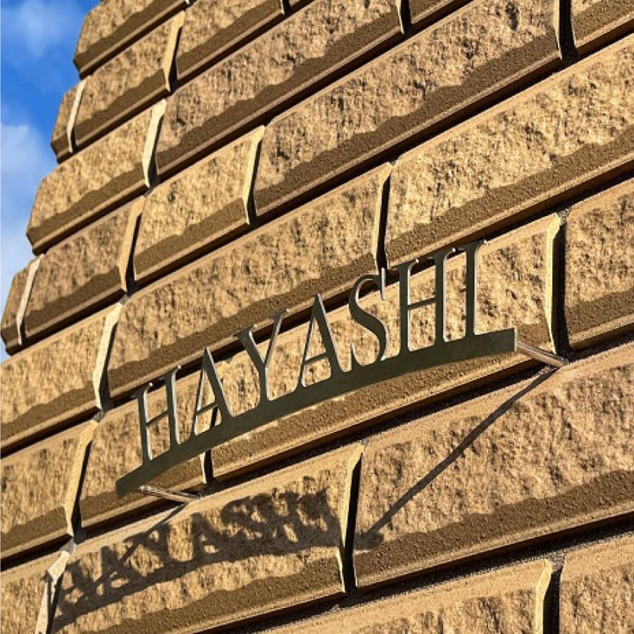 ステンレス表札/おしゃれ/シンプル/シルバー/選べるフォント3種類/w250×h50