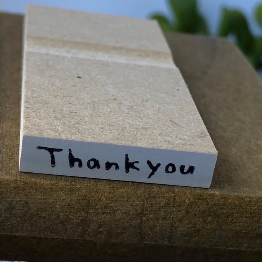 【Thank you】 スタンプ小 : はんこ堂ドットコム - 通販