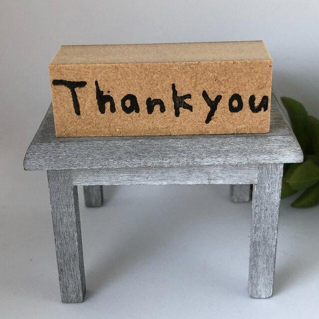 【Thank you】　 スタンプ：大　［60×20］ : はんこ堂ドットコム - 通販
