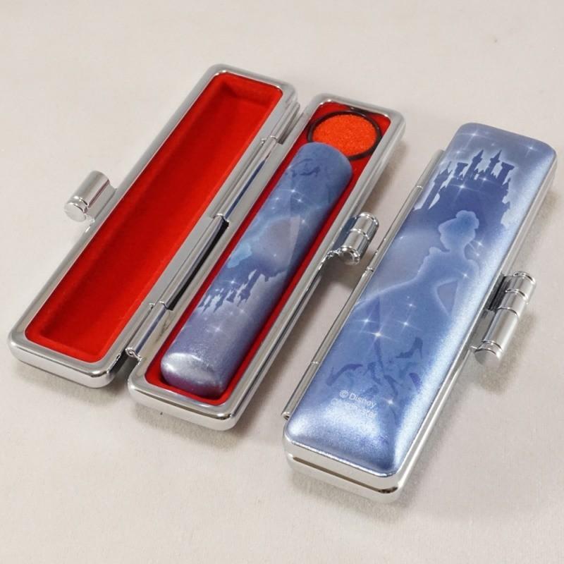 Disney（ディズニー） 印鑑 プリンセス 12.0mm シンデレラ 青 はんこ