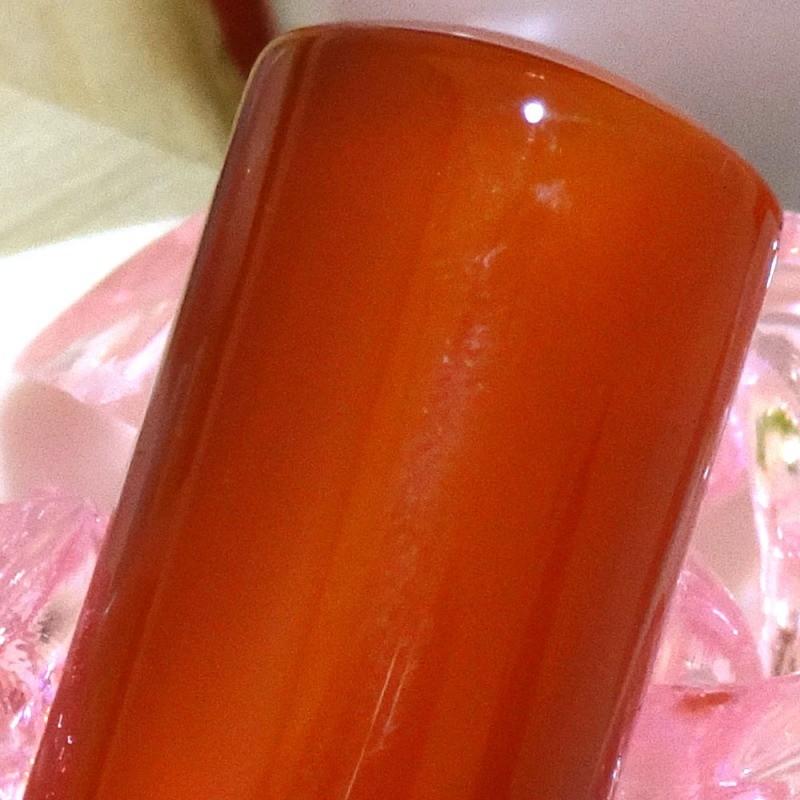 レッド アゲート(赤メノウ) 印鑑 赤メノウ（レッドアゲート）の銀行印/18mm/ケース別売 | はんこ