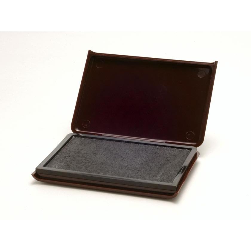 文化スタンプ朱肉 丸山工業 bsn-2(黒) 印面58x92mm 11,000円以上 送料無料
