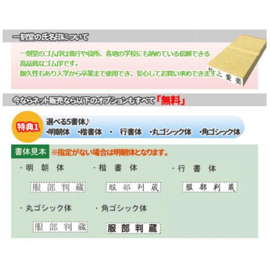 印鑑 はんこ まとめてお得 生徒用、患者用、社員用氏名印 4号6倍 