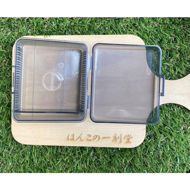 ゴム印収納ケース・アドレスケース(ブラック)・印面サイズ75mm×30mm