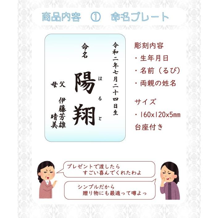 おしゃれな 命名書 アクリル楯 赤ちゃん 出産 期間限定特価品 記念品 に最適 お祝い プレゼント 送料無料
