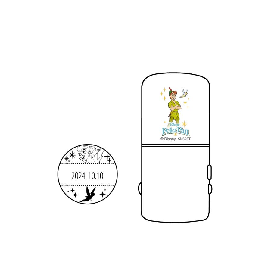 日付印 ディズニー R-524D イラスト入り スタンプ キャラクター