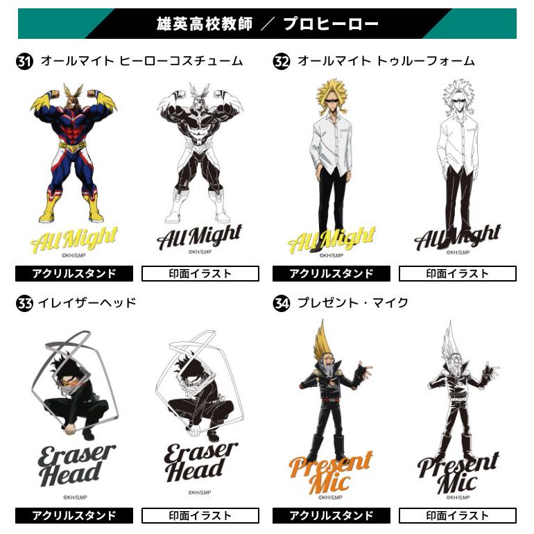 僕のヒーローアカデミア」アクスタはんこコレクション ヒロアカ