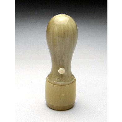 会社実印・代表者印 純白オランダ水牛（芯持極上）15ミリ