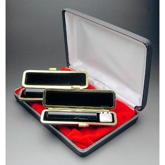 実印・銀行印セット 天然黒水牛（芯持極上）16.5・13.5ミリ