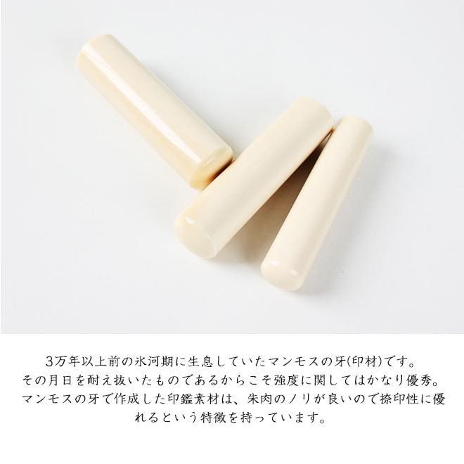 ハンコヤストア 印鑑 はんこ 匠の完全手彫り マンモス印鑑 金枠トカゲ