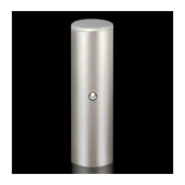 印鑑 はんこ シルバーブラストチタン ステンレス球付 16 5mm 実印 銀行印 認印 印鑑 ハンコ