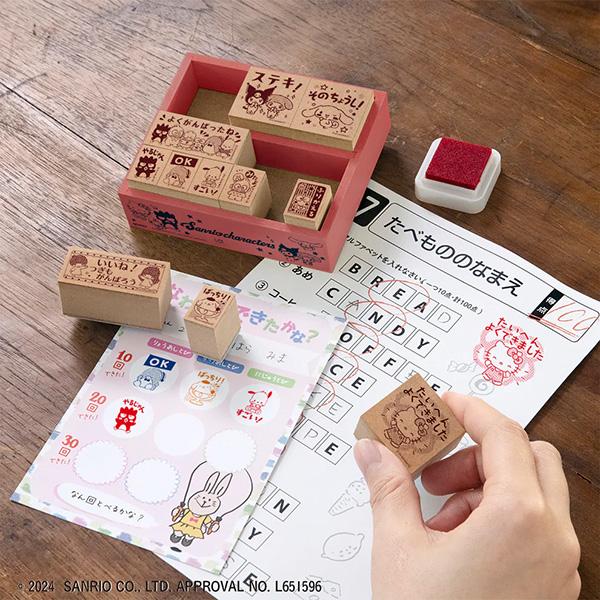 ビバリー サンリオキャラクターズ 木製ごほうびスタンプ （木製ゴム印