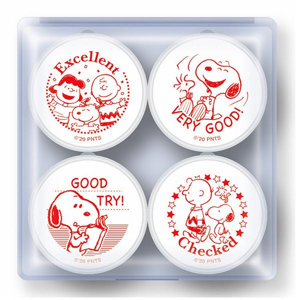 SNOOPY（スヌーピー） ビバリー 先生の英語のごほうびスタンプ （赤