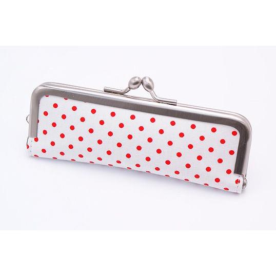 がま口印鑑ケース プチドットホワイト 10 5mm 18 0mm 朱肉無し はんこケース ハンコケース おしゃれ Ca Gam 010 株式会社ハンコヤドットコム R 通販 Yahoo ショッピング