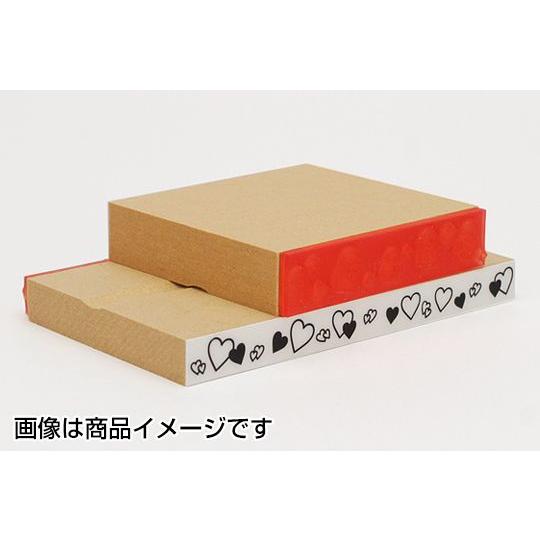 ゴム印 ラインスタンプ 9×99mm「クローバー」line0999-003