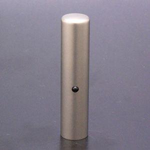 印鑑 はんこ チタン印鑑 ジュエルズチタン(オニキス) 銀行印 13.5mm 黒印鑑ケース（ブラックメタル枠）付き 個人印鑑 ハンコ 判子 名前 送料無料