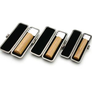 印鑑 はんこ 実印 銀行印 認め印 XMMセット 3本セット (実印：18.0mm 銀行印：13.5mm 認印：12.0mm) 楓（KAEDE） 印鑑ケース(メタル枠)付き 送料無料