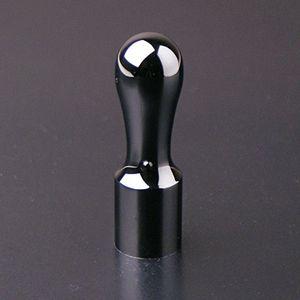 チタン印鑑 法人印 プレミアムチタン 会社実印 プレミアムブラック (天丸タイプ) 18mm 印鑑ケース付き 法人印鑑 法人用 はんこ 送料無料